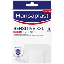 Hansaplast SENSITIVE XXL 8x10cm + 20% Rabatt* 5 St Pflaster