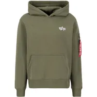 Alpha Industries Signature BP Hoody sage green, Größe L