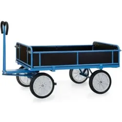 fetra Handpritschenwagen 6455V - Tragkraft 1000kg Vollgummi-Reifen