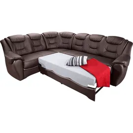 sit&more Ecksofa SIT & MORE "Bellevue L-Form", braun (mokka), B:265cm H:94cm T:215cm, PRIMABELLE-Microfaser (100% Polyester);SOFTLUX-Kunstleder;Luxus-NaturLEDER, Sofas, Ecksofa, wahlweise mit Bettfunktion