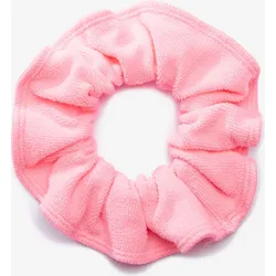 Haargummi Scrunchie Damen Frottee - neonrosa EINHEITSGRÖSSE