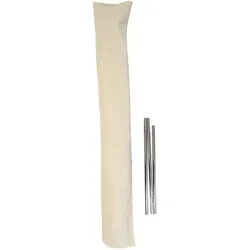 Schutzhülle Sonnenschirme bis 3m z.B. Acerra/C57/Lissabon, Hülle Schutzhaube Klettverschluss, Polyester 240g/m2 ~ creme