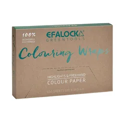 Efalock GREENTOOLS Coloring Wraps 110x160 mm