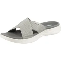 SKECHERS Damen ON-THE-GO 600 GLISTENING Sandale, Silber (Sil), 38 EU