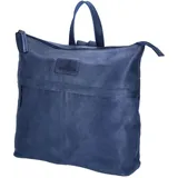 The Skandinavian Brand Damen Leder Rucksack Blue