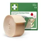 CEDERROTH Schaumbandage, beige, 6cm x 4,5m
