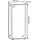 VCM Vitrine Kavisa 50 x 38 x 115 cm Weiß