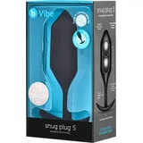 b-Vibe Snug Plug 5 15,9 cm, schwarz
