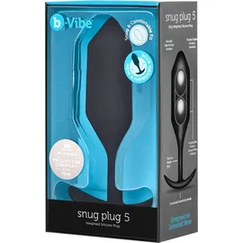 b-Vibe Snug Plug 5 15,9 cm, schwarz
