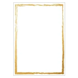 Sigel Briefpapier mit Motiv Golden frame, A4, 200 g/m2, 50 Blatt