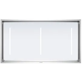 Klarstein LuxeAir Inselhaube 110 cm Silber