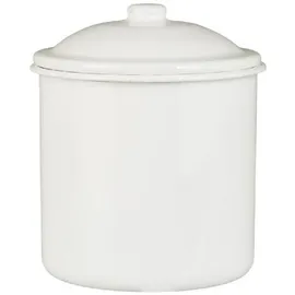 ib laursen Dose Emaille, H: 15, Ø: 13