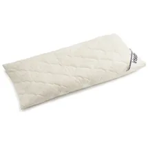 IRISETTE Hirsekissen 40 x 80 cm Weiß