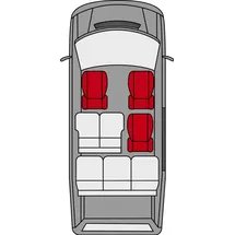 Walser Autositzbezug Modulo Highback Einzelsitzbezug 1-teilig