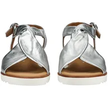 Gabor Riemchensandale Damen Silber 39