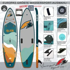 F2 SUP Board Set Glide 310 x 81 x 15 cm petrol