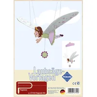 Peter Bausch GmbH & Co. KG PEBARO 377/2S - Laubsägevorlage Mobile Fliegende Elfe, 2 Platten, Größe DIN A4
