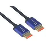 Good Connections HDMI-Kabel 2.1 Männlich 1 m Blau
