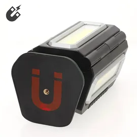 Aktive LED Strahler Außenbereich Kunststoff 9 x 8,5 x 19 cm inkl. USB-Ladegerät grün