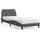 vidaXL Dover 90 x 190 cm Grau