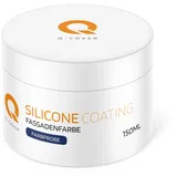 Q-COVER Fassadenfarbe Muster 150 ml Silikonharz Fassadenfarbe Außen Wandfarbe Wetterfest