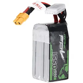 AccuCell Li-Polymer-Akku 1550mAh 14.8V 100C 4S XT60-Stecker für Modellbau, Drohne, Multicopter, Quadrocopter wie 4S1P
