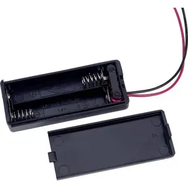 TRU Components SBH421-1AS Batteriehalter 2x Micro (AAA) Kabel