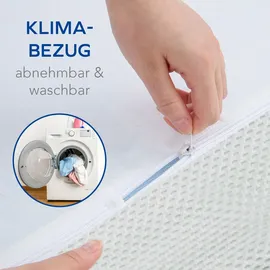 MLILY AirCell Memory Matratzentopper 4 cm 100 x 200 cm weiß