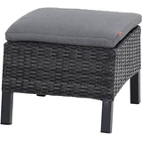 Siena Garden Hocker Taranto Matt Anthrazit inkl. Kissen 50 cm x 54 cm x 40 cm