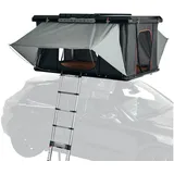 Prime Tech Hartschalen-Autodachzelt Utah L schwarz/grau - Aluminium-Leichtbau mit Automatiköffnung - 64 kg