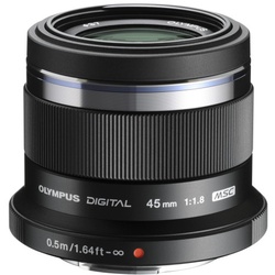 OM System AF M. 45/1,8 Zuiko Digital Schwarz