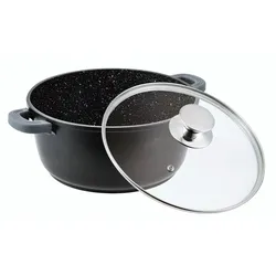 13 L Kochtopf Suppentopf Antihaft Induktion Schmortopf 36 cm Aluguss Bratentopf