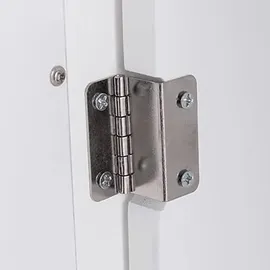 Costway Badezimmerschrank mit Spiegel, Badezimmerspiegelschrank Holz, Badezimmerspiegel