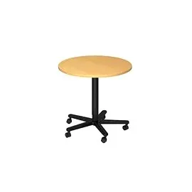 Hammerbacher VST08 Stehtisch höhenverstellbar buche 80,0 x 80,0 x 72,0 - 114,0 cm