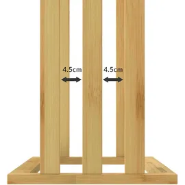 CASARIA CASARIA® 2er Set Handtuchhalter Bambus Handtuchständer Freistehend