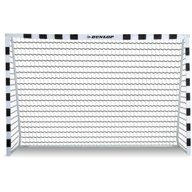 Dunlop Fußballtor Schwarz/Weiß 300 x 200 x 90 cm