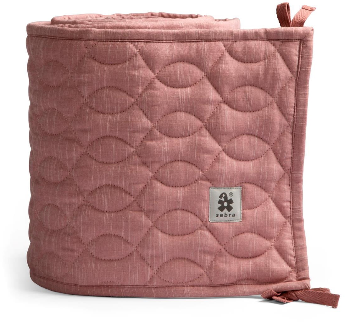 Sebra - Baby-Bettnestchen, abgesteppt / blossom pink