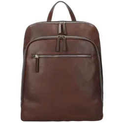 Leonhard Heyden Roma Rucksack Leder 40 cm Laptopfach Rucksäcke   Braun Herren 