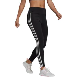 adidas Designed To Move High-Rise 3-Streifen Sport 7/8-Tight Damen Schwarz/Weiß XS