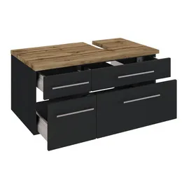 Held Waschbeckenunterschrank Davos 90 x 41 x 47 cm Grau