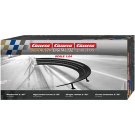 Carrera DIGITAL 124/132 Evolution Steilkurve 3/30 Grad 6er Pack (20020576)