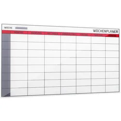 Bi-Office Glas Wochenplaner 78x48cm