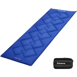 Feldbettauflage Camp Pad Camping Klappbett Bezug 100% Baumwolle L schwarz|blau No Size