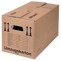 BB-Verpackungen 70 x Umzugskarton Spedition 650 x 350 x 370 mm (extrem stabil, 2-wellig, doppelter Boden, Speditionsqualität, belastbar) - Sets zwischen 10 und 150 Stück