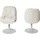 Jahnke Schalenstuhl KISS TWIST DUO Polyester weiß 2er Set