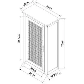 Eisl Bambus Hochschrank