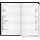 Glocken Faltkalender mehrfarbig 2026