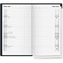 Glocken Faltkalender mehrfarbig 2026