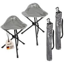 Skandika Campinghocker Tomperi Grau