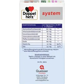 Queisser Doppelherz Leber Extra system Kapseln